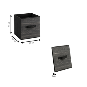 Noira Fabric Drawer - Set of 4