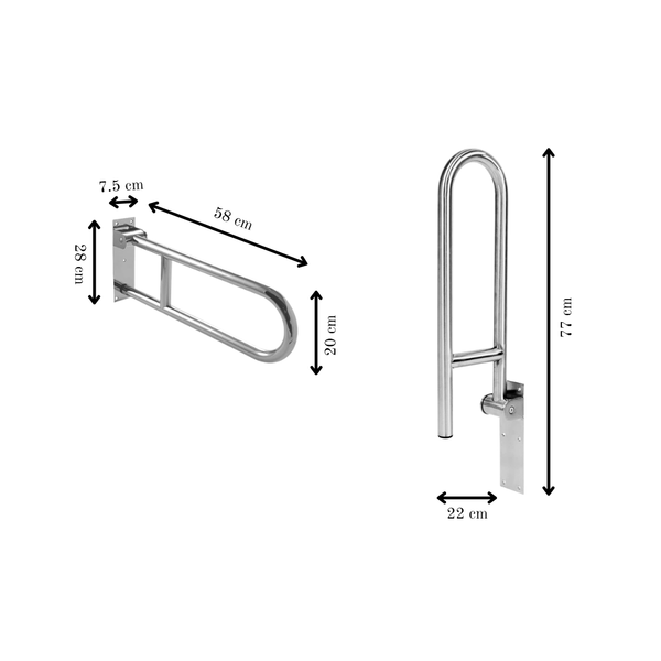 PrimeGuard Foldable Handrail