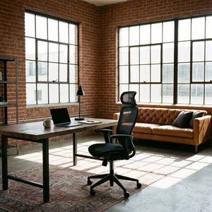 Ergonomic Gaming Chair with Adjustable Height and Reclining Back