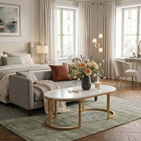 Selene Marble Coffee Table