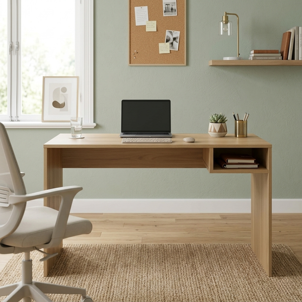 Student Desk with Shelf - 120 cm