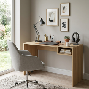 Student Desk with Shelf - 120 cm