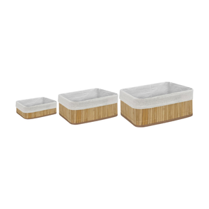 Marlow Bamboo Basket - Set of 3