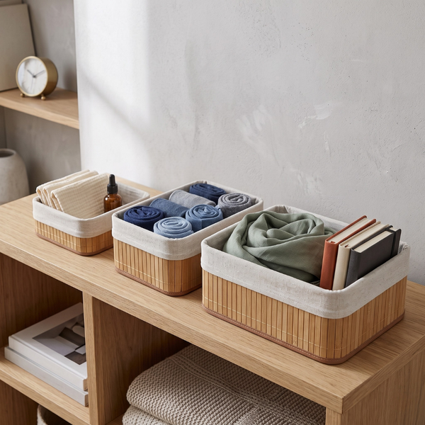 Marlow Bamboo Basket - Set of 3