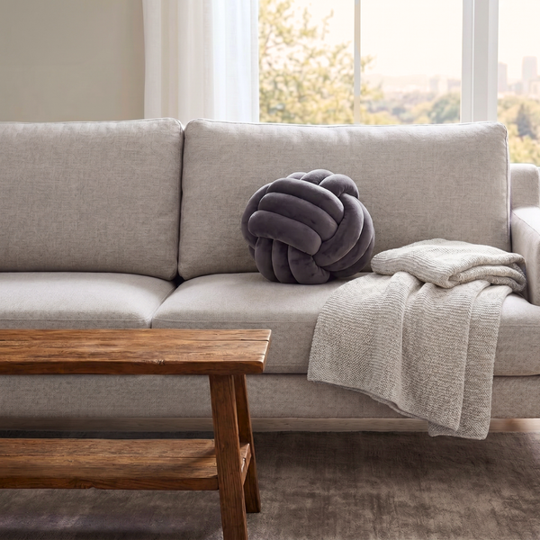 Novelle Knot Ball Throw Pillow
