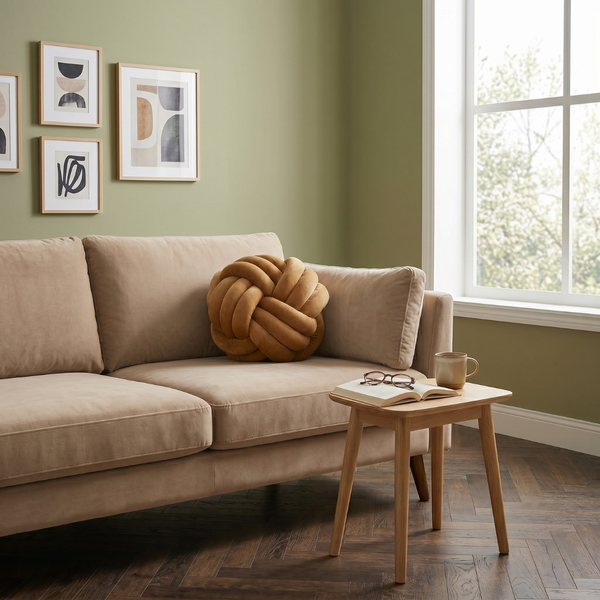 Novelle Knot Ball Throw Pillow