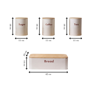 Syra Bread Box & Canister Set