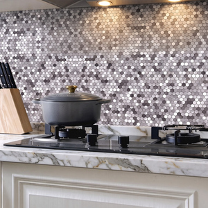 Monochrome Peel & Stick Tiles - Set of 10