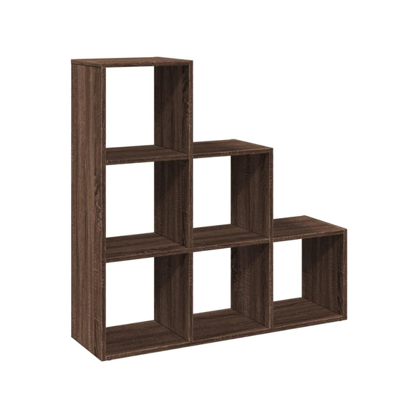 Modular 6-Cube Staircase Display Shelf