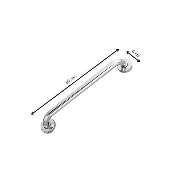 Stainless Steel Bathroom Grab Bar - Set of 2 (40 cm)