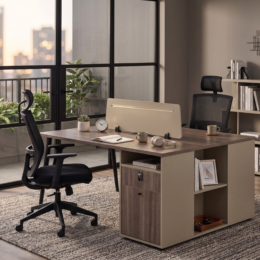Kallisto Silkwood Dual Sided Office Desk