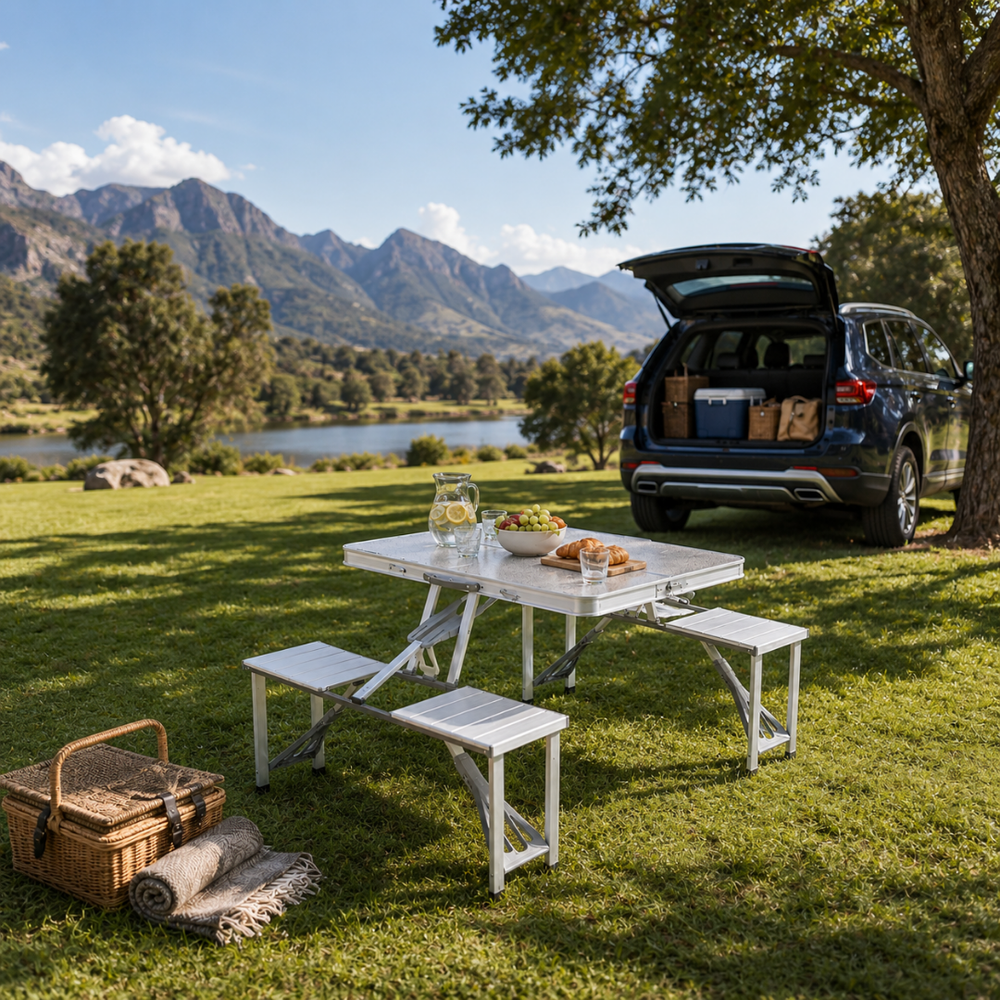 Voyager Foldaway Picnic Table & Bench Set