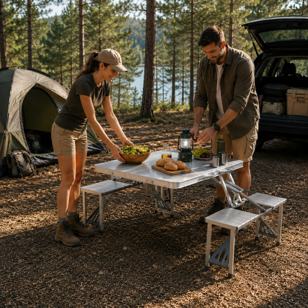 Voyager Foldaway Picnic Table & Bench Set