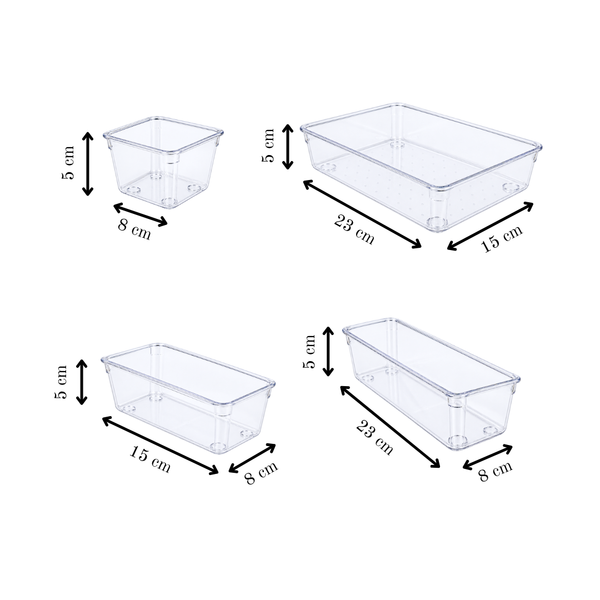Clarity Drawer Organizer - Set of 25
