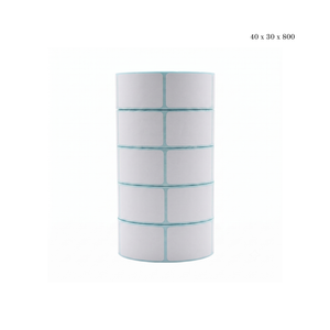 Thermal Sticker Labels 800 pcs/roll - Set of 5 (4000 pcs)