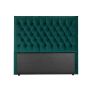 Praline Velvet Tufted Diamond Headboard