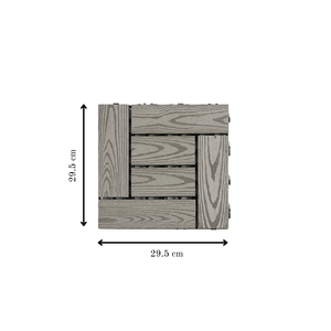 EcoGrain Outdoor Decking - Set of 10