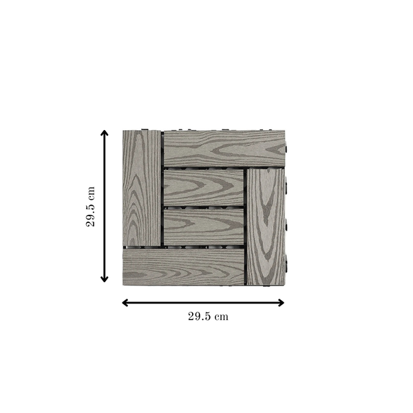 EcoGrain Outdoor Decking - Set of 10