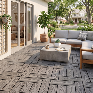 EcoGrain Outdoor Decking - Set of 10