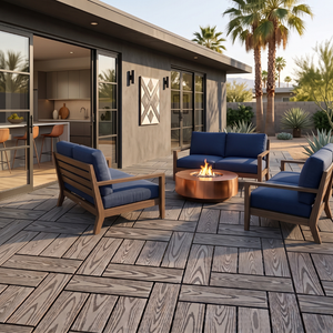 EcoGrain Outdoor Decking - Set of 10