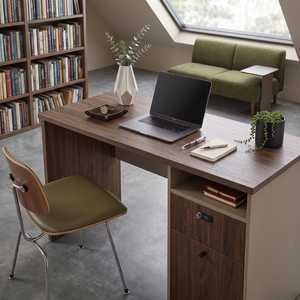 Kallisto Silkwood Study Desk with Storage