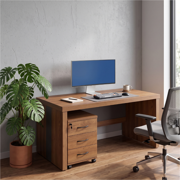 Ferro Office Desk with Cabinet