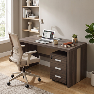 Kallisto Silkwood Three Drawer Office Desk