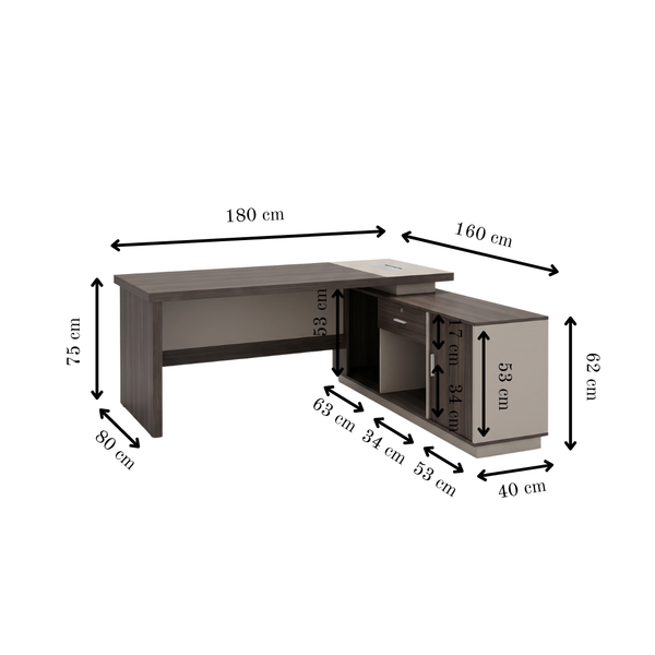 Kallisto Silkwood Executive Office Desk