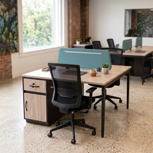 Ironwood Dual Sided Office Desk