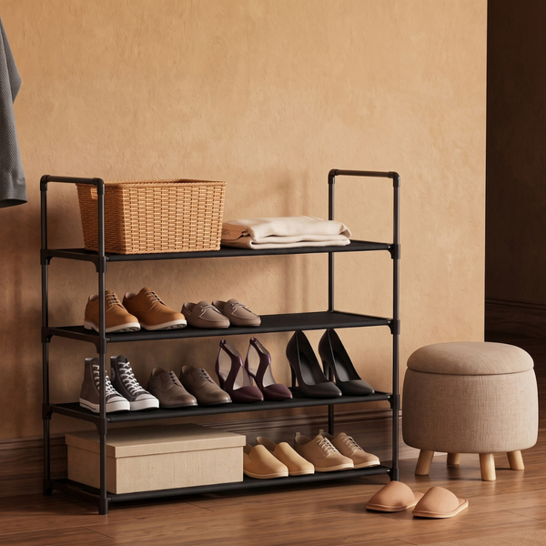 4-Tier Solebridge Shoe Rack