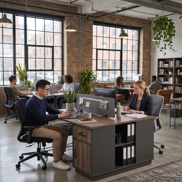 Ferro Dual Sided Office Desk