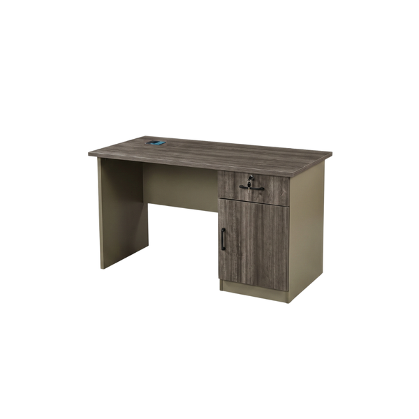 Kallisto Silkwood Study Desk with Cabinet