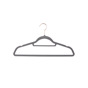 Noir Non-Slip Velvet Hangers - Set of 50