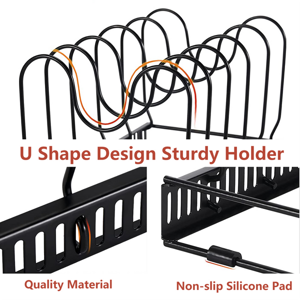 Expandable Pot and Pan Organizer
