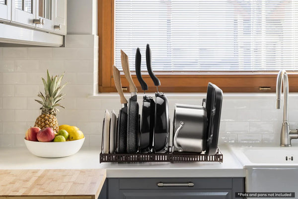 Expandable Pot and Pan Organizer