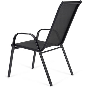 Glass-Top Patio Dining Set (6 Seater)