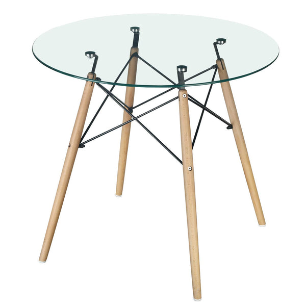 Round Glass Dining/Coffee Table