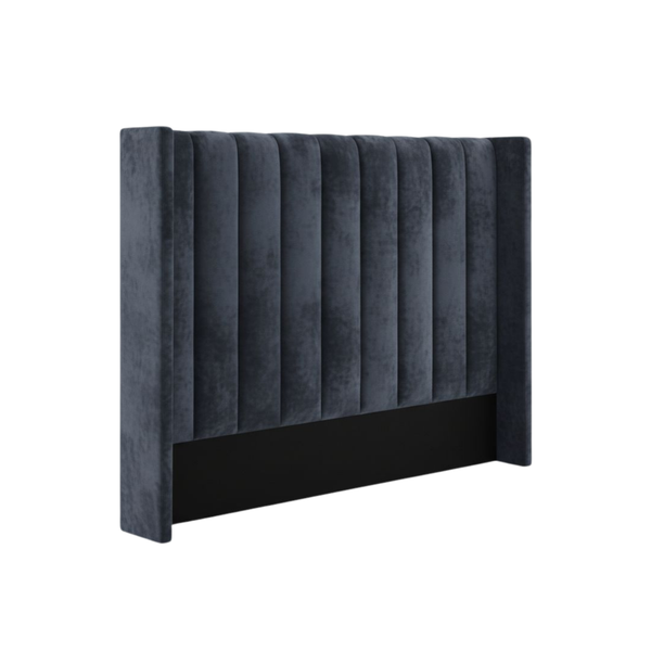 Lucera Velvet Winged Panel Headboard