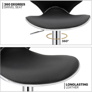 Nordic Adjustable Bar Stool (Set of 2)