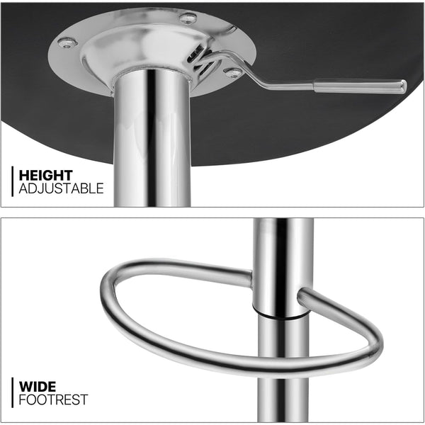 Nordic Adjustable Bar Stool (Set of 2)