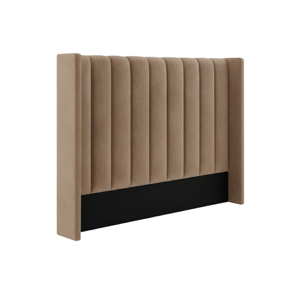 Lucera Velvet Winged Panel Headboard