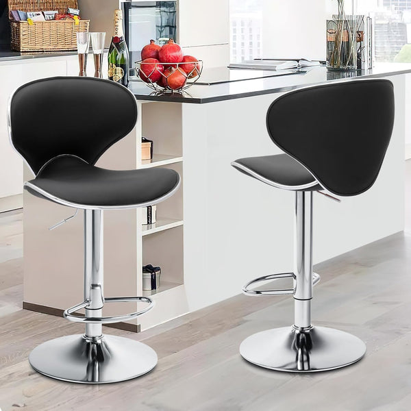 Nordic Adjustable Bar Stool (Set of 2)