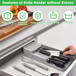 Tiered Knife & Utensil Drawer Organizer