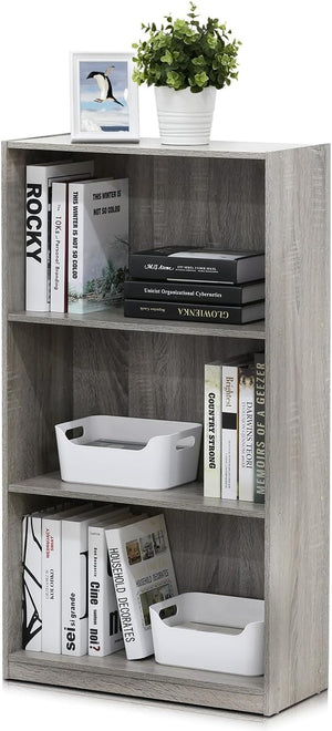 Minimalist 3-Tier Bookcase