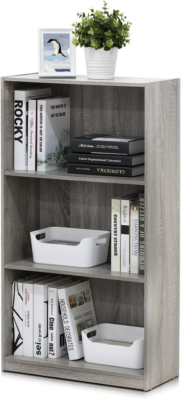 Minimalist 3-Tier Bookcase