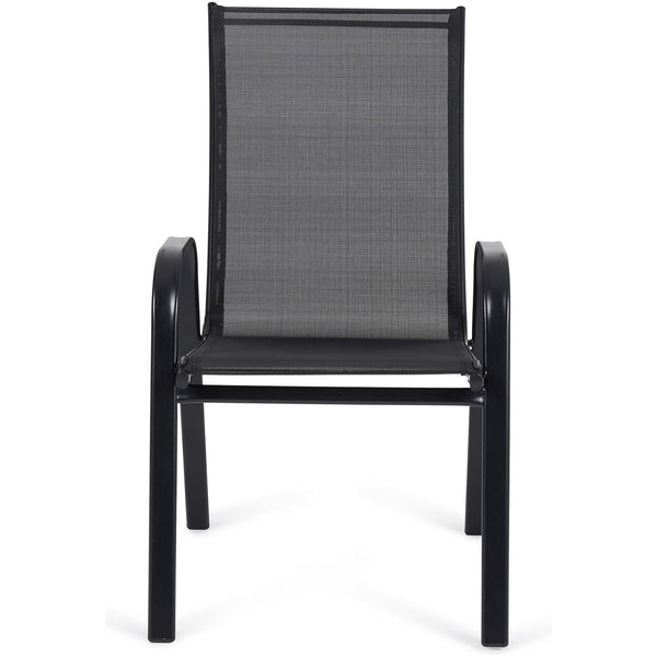 Glass-Top Patio Dining Set (6 Seater)