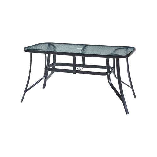 Glass-Top Patio Dining Table
