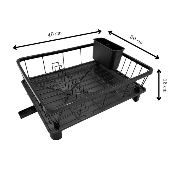 Elevated Dish Drying Rack with Drainboard