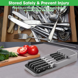 Tiered Knife & Utensil Drawer Organizer