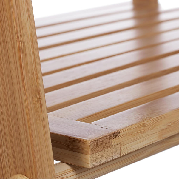 Bamboo Rack with Shelves